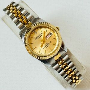 Two-Tone Gold and Silver Women's Watch